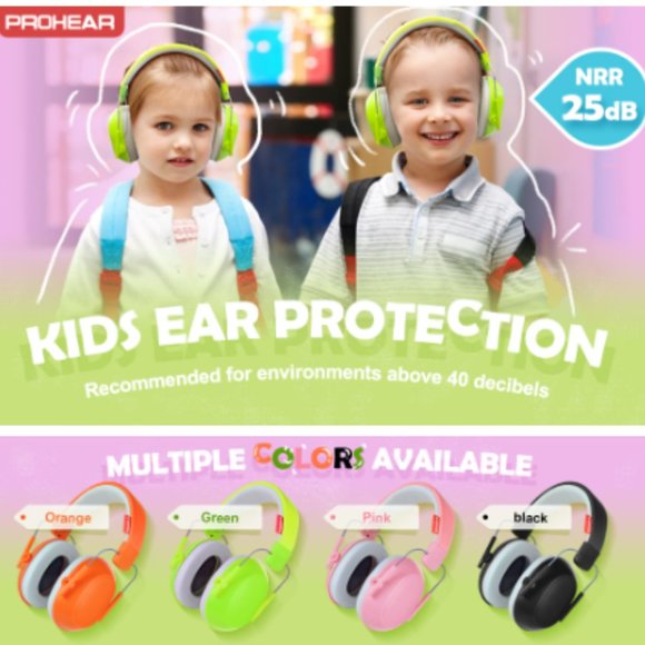 Kids Noise Reduction Earmuffs - Ear Protection / Noise Cancelling Headphones - Picture 9 of 11